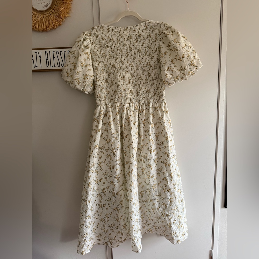 Inherit Clothing Company Floral MIDI Dress Spring Easter - Picture 4 of 4